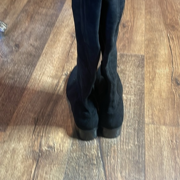 Black micro suede dolce vita knee high Steely boot size 9 new in box - Picture 4 of 7